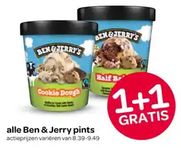 Spar alle Ben & Jerry pints aanbieding