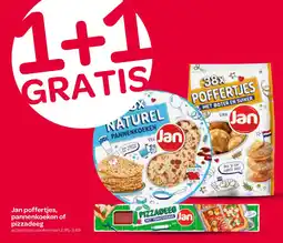 Spar Jan poffertjes, pannenkoeken of pizzadeeg aanbieding