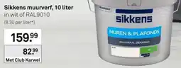 Karwei Sikkens muurverf aanbieding