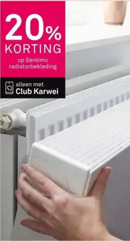 Karwei Sentimo radiatorbekleding aanbieding