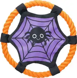 Intratuin Beeztees frisbee hond Halloween spinnenweb D 20 H 2 cm aanbieding