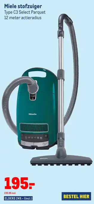 Makro Miele stofzuiger aanbieding