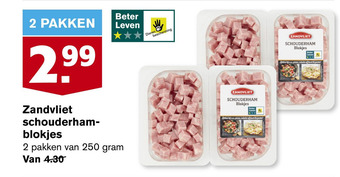 Hoogvliet Zandvliet schouderham- blokjes aanbieding