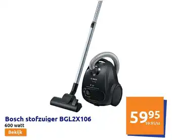 Action Bosch stofzuiger BGL2X106 aanbieding