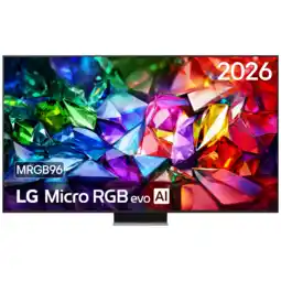 MediaMarkt LG Evo Ai 86mrgb96b9b - Ultra Hd 4k Micro Rgb-tv 86 Inch 2026 aanbieding