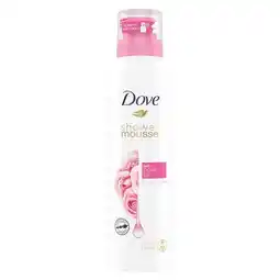 Trekpleister Dove Rose Oil Shower Mousse aanbieding