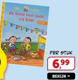 Boekenvoordeel Ssst... ik lees! de boot van sam en kim aanbieding