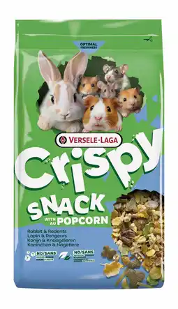 Pets Place Versele-Laga Crispy Snack Met Popcorn - Snoepjes - 550 g aanbieding