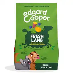 Pets Place Edgard&Cooper Fresh Lamb Small Adult - Hondenbrokken - 700 g aanbieding