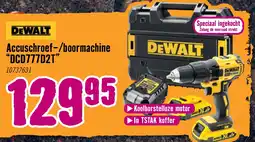 Hornbach DeWalt Accuschroef-/boormachine DCD777D2T aanbieding