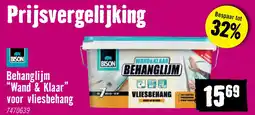 Hornbach Bison Behanglijm Wand & Klaar voor Vliesbehang aanbieding