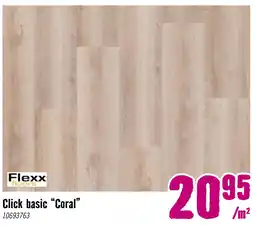 Hornbach Flexx floors Click basic "Coral" aanbieding
