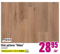 Hornbach Flexx floors Click patterns "Vilnius" aanbieding