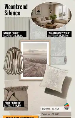 Hornbach Gordijn "Liern" aanbieding
