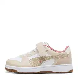 Wehkamp Puma Rebound Slam sneakers met panterprint - ecru/wit aanbieding