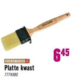 Hornbach Hornbach Platte kwast aanbieding