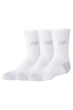 Wehkamp New Balance sokken Active Crew - wit (set van 3) aanbieding
