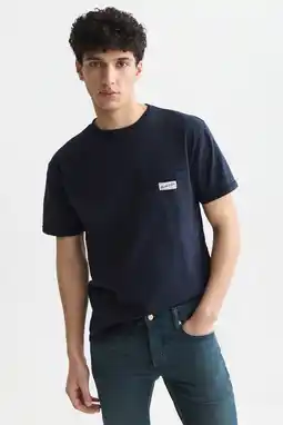 Wehkamp Scotch & Soda regular fit T-shirt - donkerblauw aanbieding