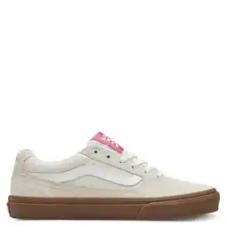 Wehkamp Vans Caldrone leren sneakers - ecru/roze aanbieding