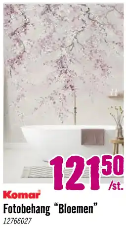 Hornbach Komar Fotobehang "Bloemen" aanbieding