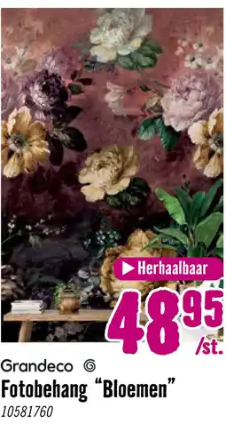Hornbach Grandeco Fotobehang "Bloemen" aanbieding