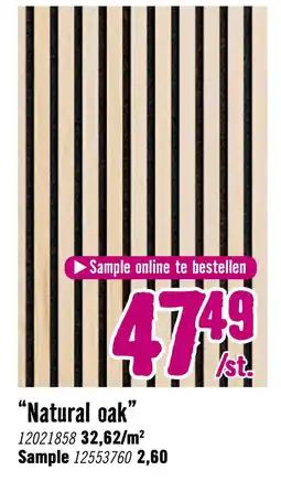 Hornbach Natural Oak aanbieding