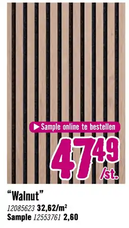 Hornbach Walnut aanbieding