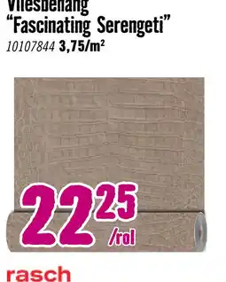 Hornbach rasch Vliesbehang "Fascinating Serengeti" aanbieding