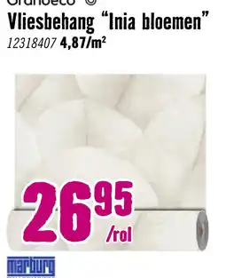 Hornbach Orlandeco Vliesbehang Inia bloemen aanbieding