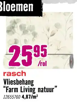 Hornbach rasch Vliesbehang "Farm Living natuur" aanbieding