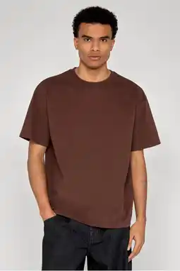 Wehkamp Urban Classics relaxed fit T-shirt - chocoladebruin aanbieding