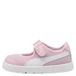 Wehkamp Puma ballerina sneakers Courtflex V3 Lina roze/wit aanbieding