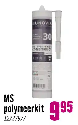 Hornbach unovia ms polymeerkit aanbieding