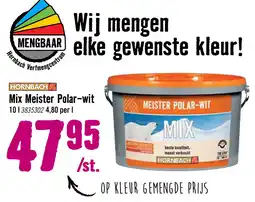 Hornbach Hornbach Mix Meister Polar-wit aanbieding