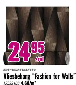 Hornbach erismann Vliesbehang "Fashion for Walls" aanbieding