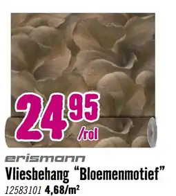 Hornbach erismann Vliesbehang "Bloemenmotief" aanbieding