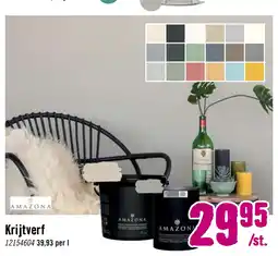 Hornbach Amazona krijtverf aanbieding