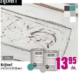Hornbach style COLOR Krijtverf aanbieding