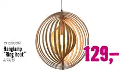Hornbach Chericoni Hanglamp Ring Hout aanbieding