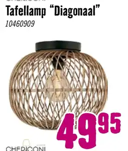 Hornbach chericoni tafellamp diagonaal aanbieding