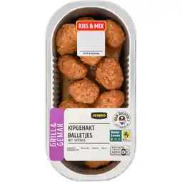 Jumbo Jumbo Kipgehaktballetjes met Satésaus 194 g aanbieding