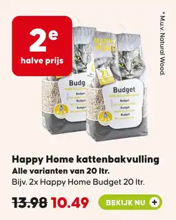 Pets Place Happy Home kattenbakvulling aanbieding