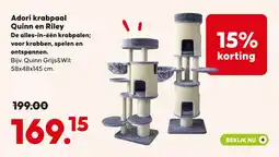 Pets Place Adori krabpaal Quinn en Riley aanbieding
