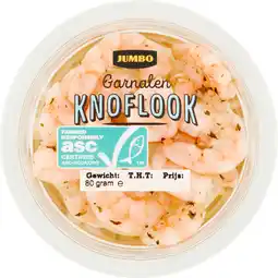 Jumbo Jumbo Garnalen Knoflook 80 g aanbieding