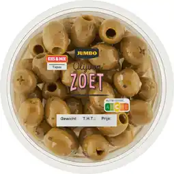 Jumbo Jumbo Olijven Zoet 140 g aanbieding