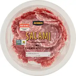 Jumbo Jumbo Salami met Parmezaanse Kaas 80 g aanbieding