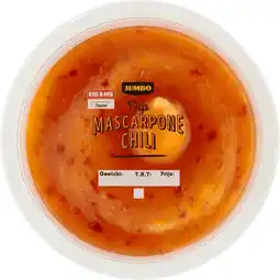 Jumbo Jumbo Dip Mascarpone Chili 110 g aanbieding