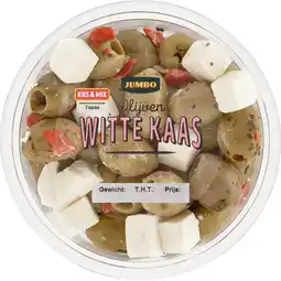 Jumbo Jumbo Olijven Witte Kaas 140 g aanbieding