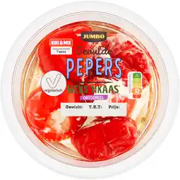 Jumbo Jumbo Gevulde Pepers Heks'nkaas 120 g aanbieding