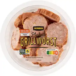 Jumbo Jumbo Grillworst Plakjes 175 g aanbieding